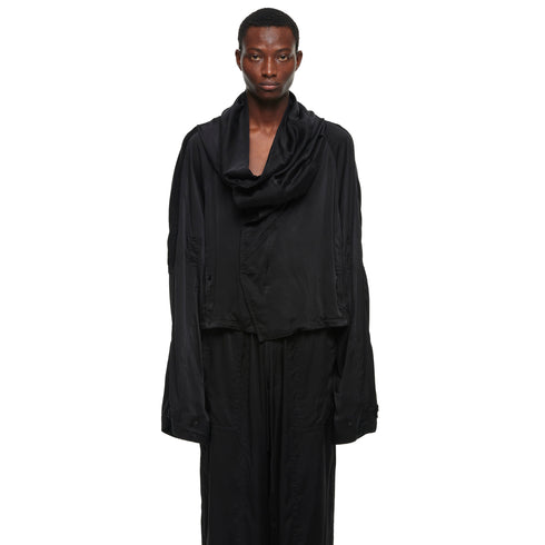 JULIUS 957BLM11 Black / Structural Jacket