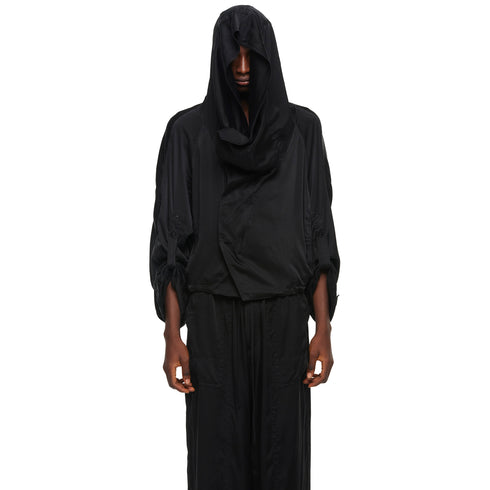 JULIUS 957BLM11 Black / Structural Jacket