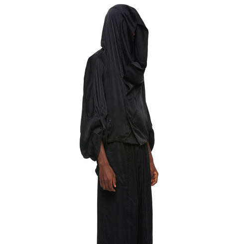 JULIUS 957BLM11 Black / Structural Jacket