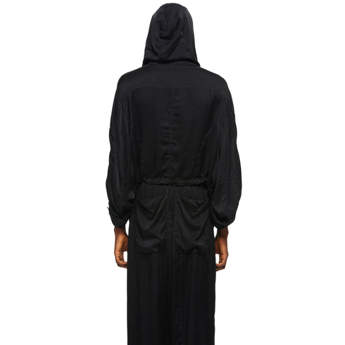 JULIUS 957BLM11 Black / Structural Jacket