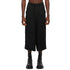 JULIUS 957PAM19 Black / Cropped Baggy Pants