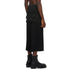 JULIUS 957PAM19 Black / Cropped Baggy Pants
