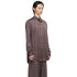 JULIUS 957SHM5 Ash Purple / Stand Collar Shirt