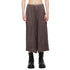 JULIUS 957PAM19 Ash Purple / Cropped Baggy Pants