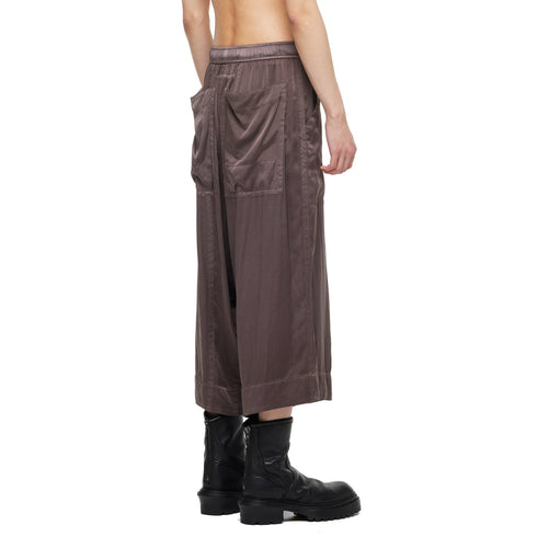 JULIUS 957PAM19 Ash Purple / Cropped Baggy Pants