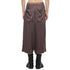 JULIUS 957PAM19 Ash Purple / Cropped Baggy Pants