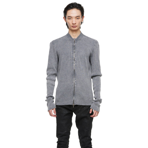 JULIUS 957KNM1 Steel / Skinny Zip Top