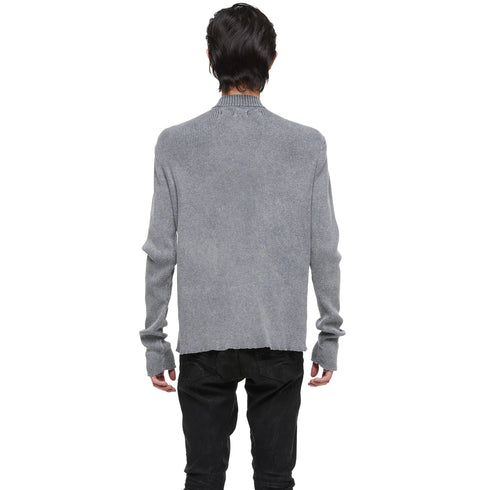 JULIUS 957KNM1 Steel / Skinny Zip Top