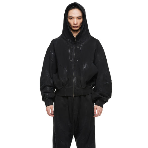 JULIUS 957CUM3 Black / Unchain Hoodie