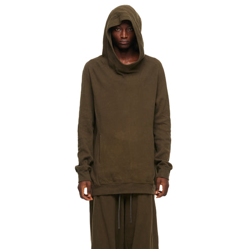 JULIUS 957CUM2 Army Green / Seamed Hoodie