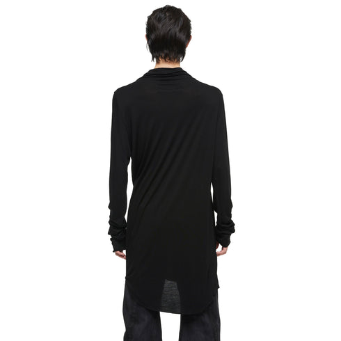 JULIUS 957CUM11 Black / Over Drape Monk Top