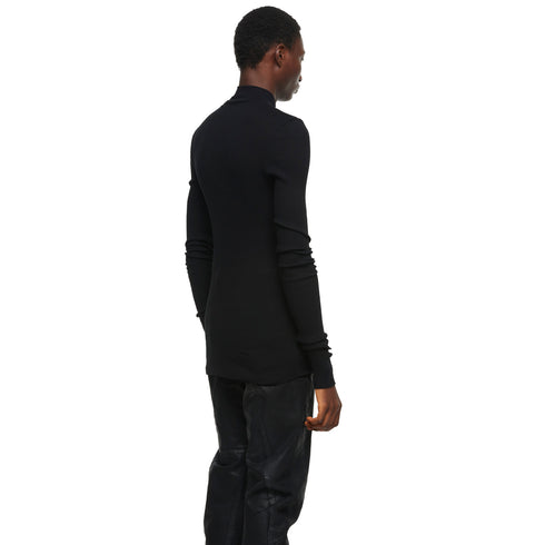 JULIUS 957CUM5 Black / High Neck Skinny Top