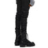 JULIUS 957FWM2 Black / Side Zip Race Up Boots