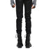 JULIUS 957FWM2 Black / Side Zip Race Up Boots
