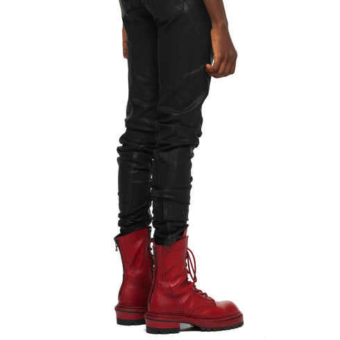 JULIUS 957FWM2 Red / Side Zip Race Up Boots