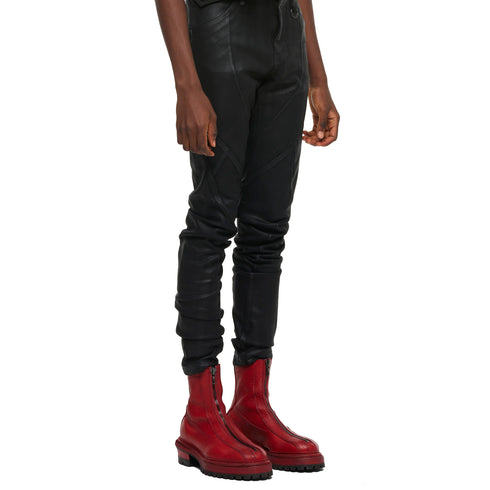 JULIUS 957FWM1 Red / Front Zip Boots