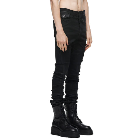 JULIUS 077PAM7 Black / Gazelle Skinny Pants