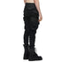 JULIUS 077PAM8 Black / Gas Mask Nallow Pants