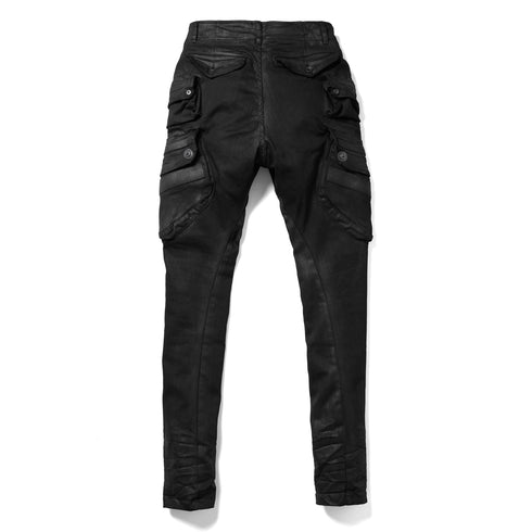 JULIUS 077PAM8 Black / Gas Mask Nallow Pants