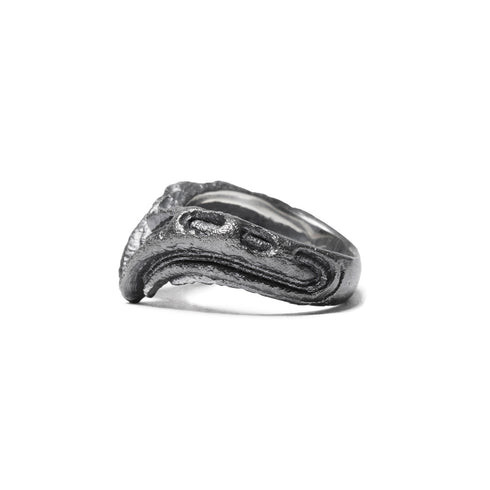 JULIUS 077ACU7 Silver / Dualflow Anima Ring Ver.2