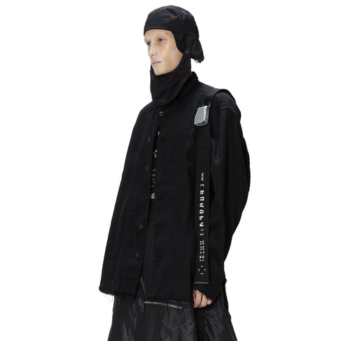 JULIUS 907SHM2 Black / Rust Workshirt