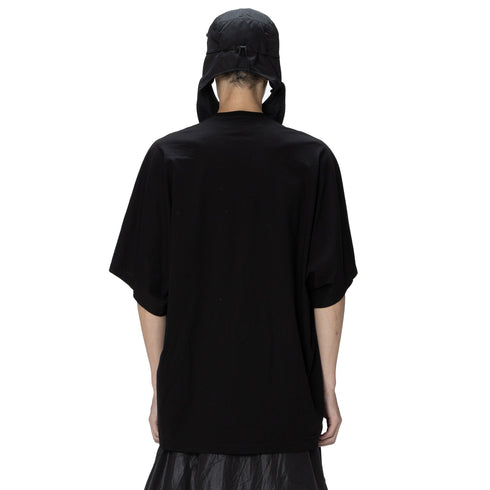 JULIUS 907CPM2 Black / Europa Graphic Oversized T-Shirt