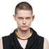 JULIUS 077ACU36 CRACKED GOLD / Horn Ear Cuffs Left