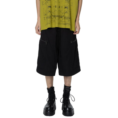 JULIUS 907PAM7 Black / Rust Manifold Short Pants