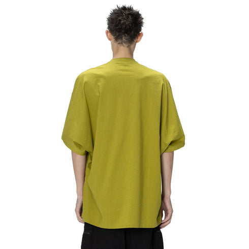 JULIUS 907CPM2 Acid Green / Europa Graphic Oversized T-Shirt