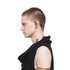 JULIUS 077ACU36 CRACKED GOLD / Horn Ear Cuffs Left