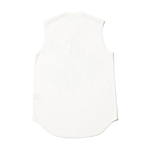 JULIUS 868CPM2 Off White / Stan Graphic Sleeve Less Tops