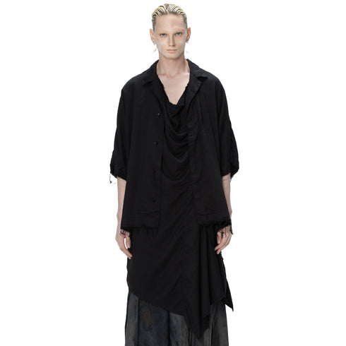 JULIUS 907SHM3 Black / Umbra Overshirt