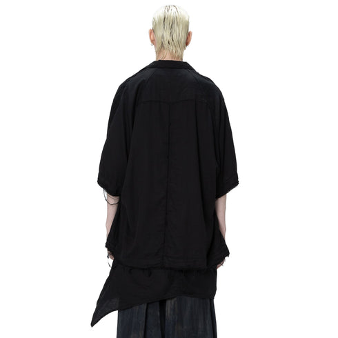 JULIUS 907SHM3 Black / Umbra Overshirt