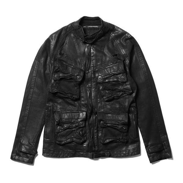 JULIUS 917BLM1-C Black / Gas Mask Jacket