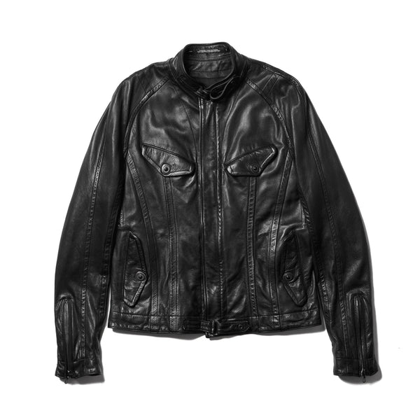 JULIUS 917BLM2 Black / Seamed Riders Jacket