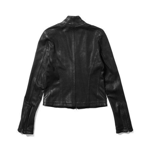 JULIUS 917BLM3-C Black / Seamed Skinny Jacket