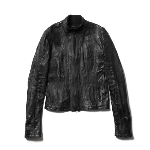 JULIUS 917BLM3-CK Black / Seamed Skinny Jacket