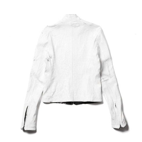JULIUS 917BLM3-CK Off White / Seamed Skinny Jacket