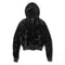 JULIUS 917BLM5 Black / Seamed Hoodie