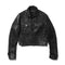 JULIUS 917BLM9-C Black / Corset Denim Jacket