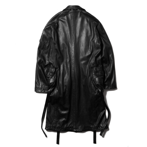 JULIUS 917COM1 Black / Gas Mask Coat