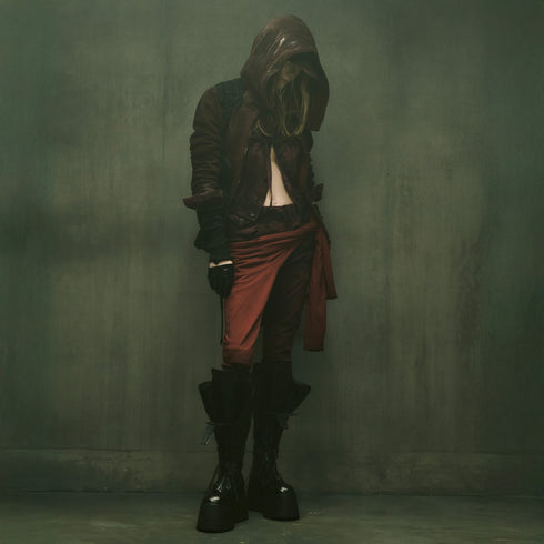 JULIUS 917PAM14-C Black / Gazelle Skinny Pants