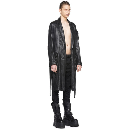 JULIUS 917COM1 Black / Gas Mask Coat