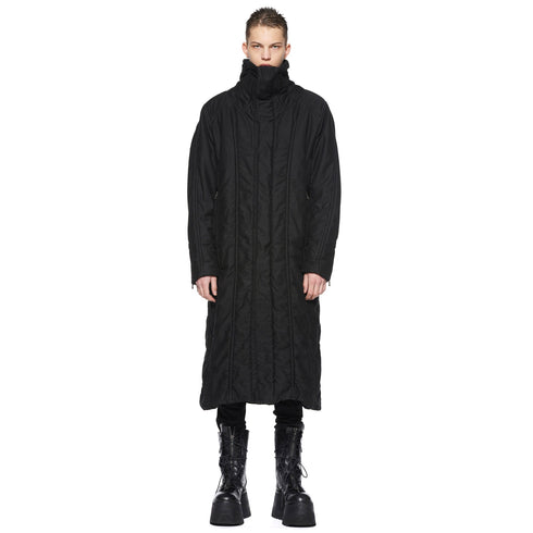 JULIUS 917COM4 Black / Volcano Long Coat