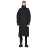 JULIUS 917COM4 Black / Volcano Long Coat
