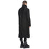 JULIUS 917COM4 Black / Volcano Long Coat