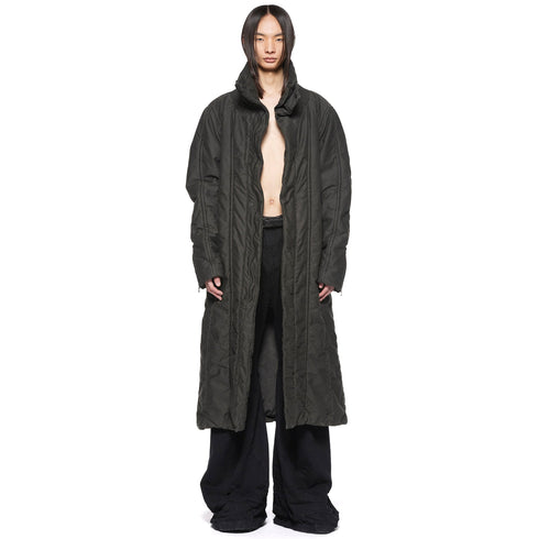 JULIUS 917COM4 Dark Khaki / Volcano Long Coat