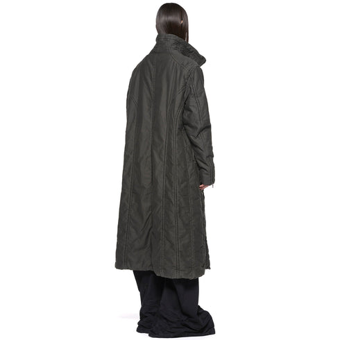 JULIUS 917COM4 Dark Khaki / Volcano Long Coat