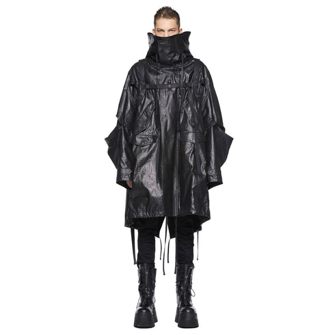 JULIUS 917COM5 Black / Mechanical Coat