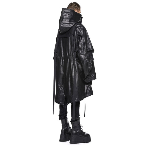 JULIUS 917COM5 Black / Mechanical Coat